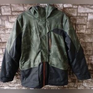 Obermeyer Black and Gray  Teen XL 18  Jacket.